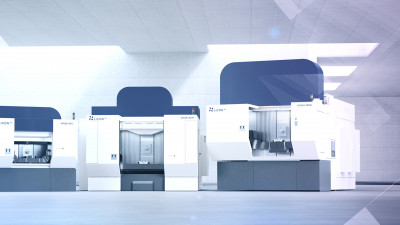 Nahaufnahme der LiFLEX I Einspindler Bearbeitungszentren im LiCON Innovation Center